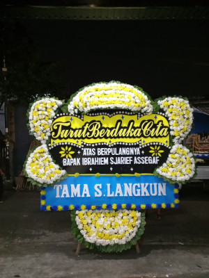 Papan Bunga Duka di Talise