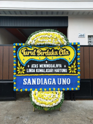 Papan Bunga Duka di Talise